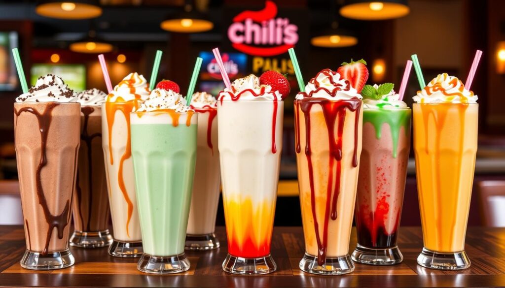 Chili's milkshake flavors