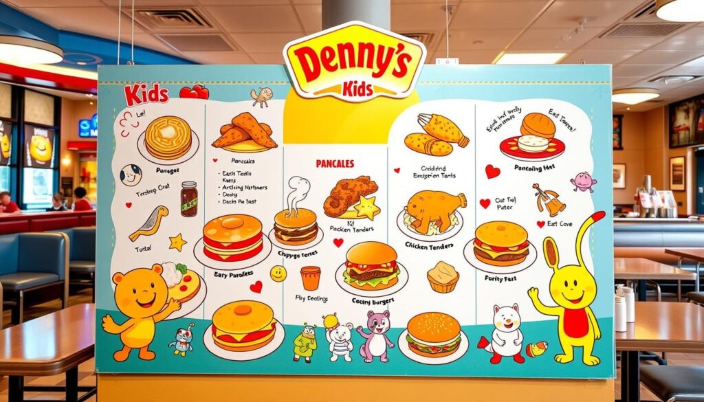 Denny's Kids Menu