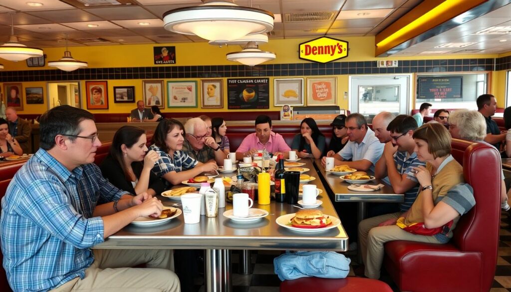 Denny's group dining