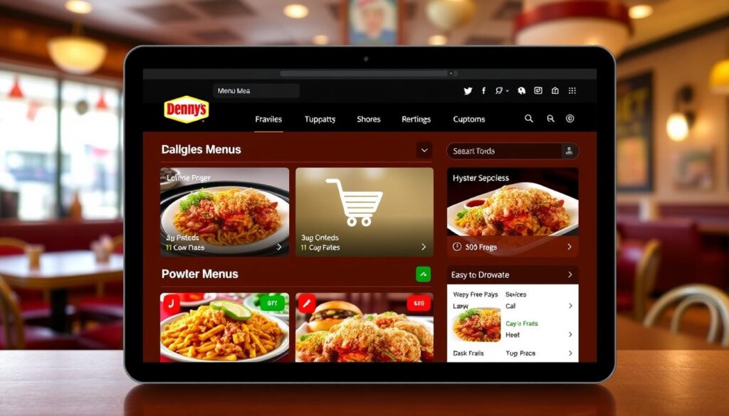 Denny's online ordering