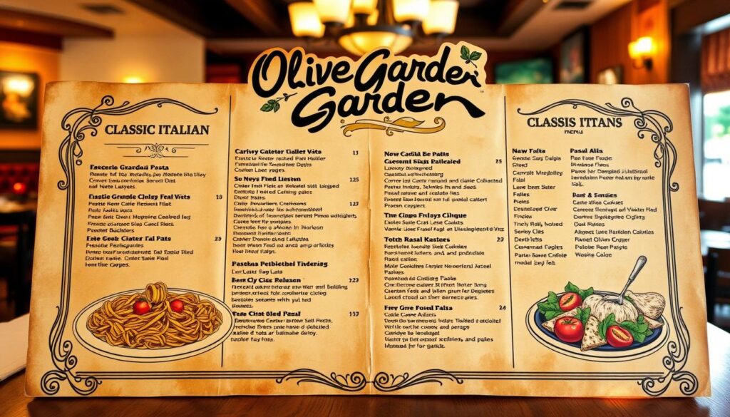 Olive Garden Old Menu With Price