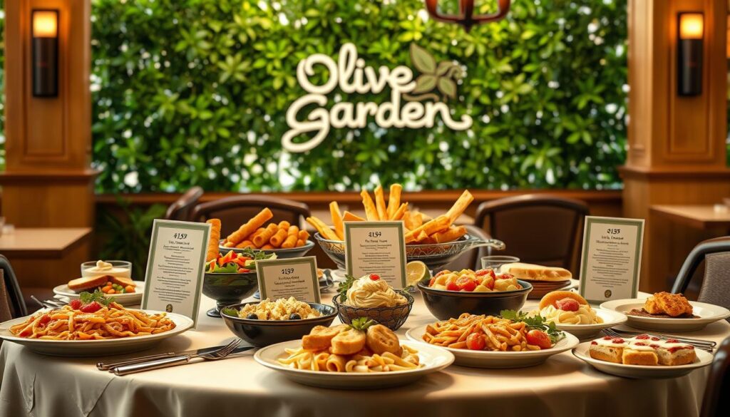 Olive Garden Restaurant Menu With Prices