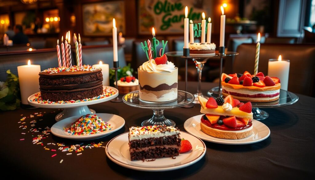 Olive Garden birthday dessert customization