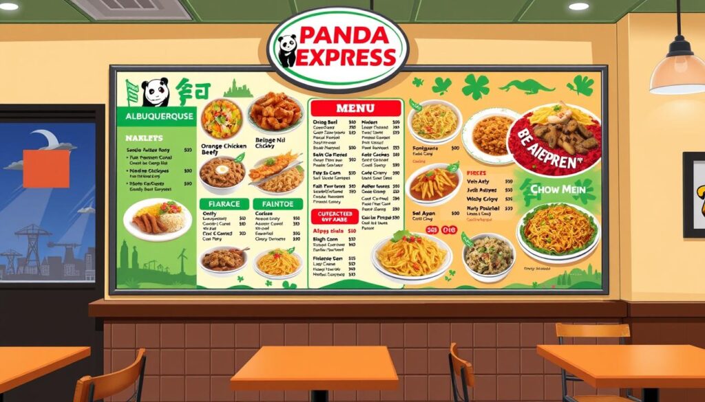 Panda Express Albuquerque Menu With Prices