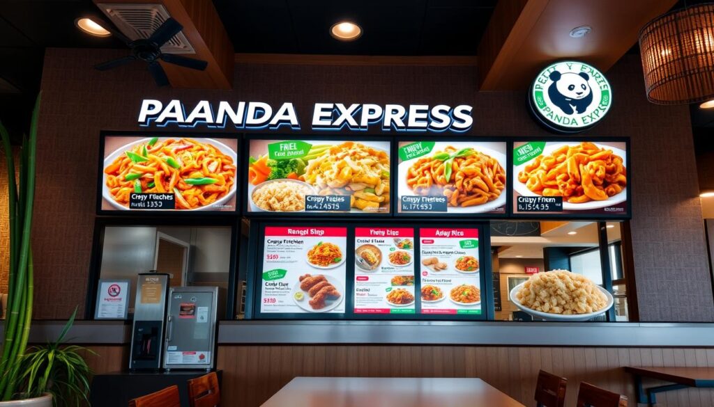 Panda Express in Waco TX menu