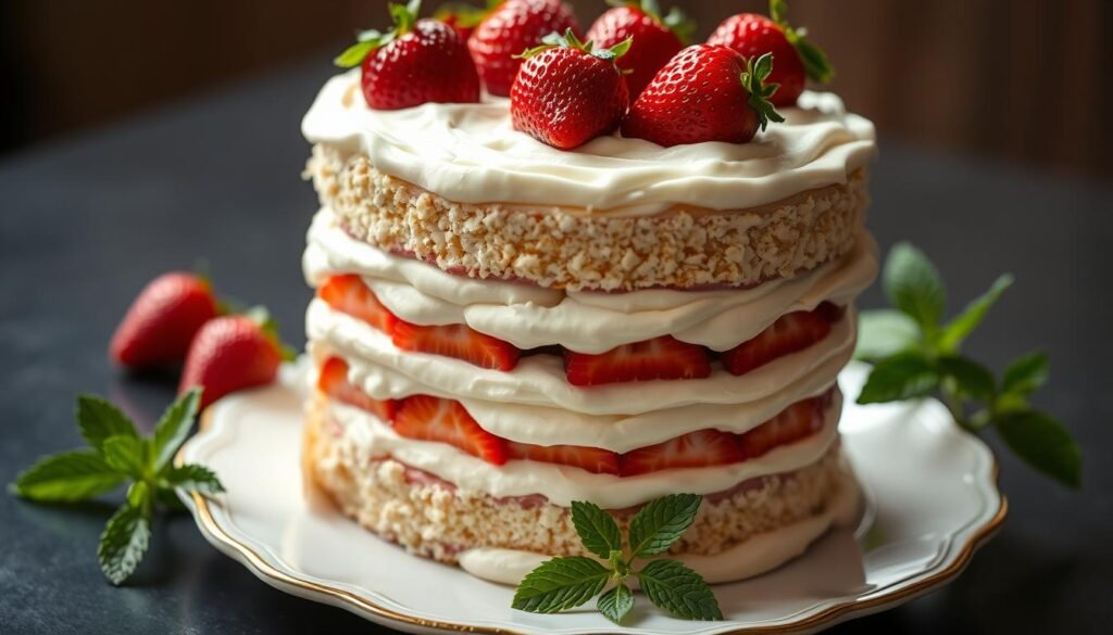 Strawberry Cream Cake