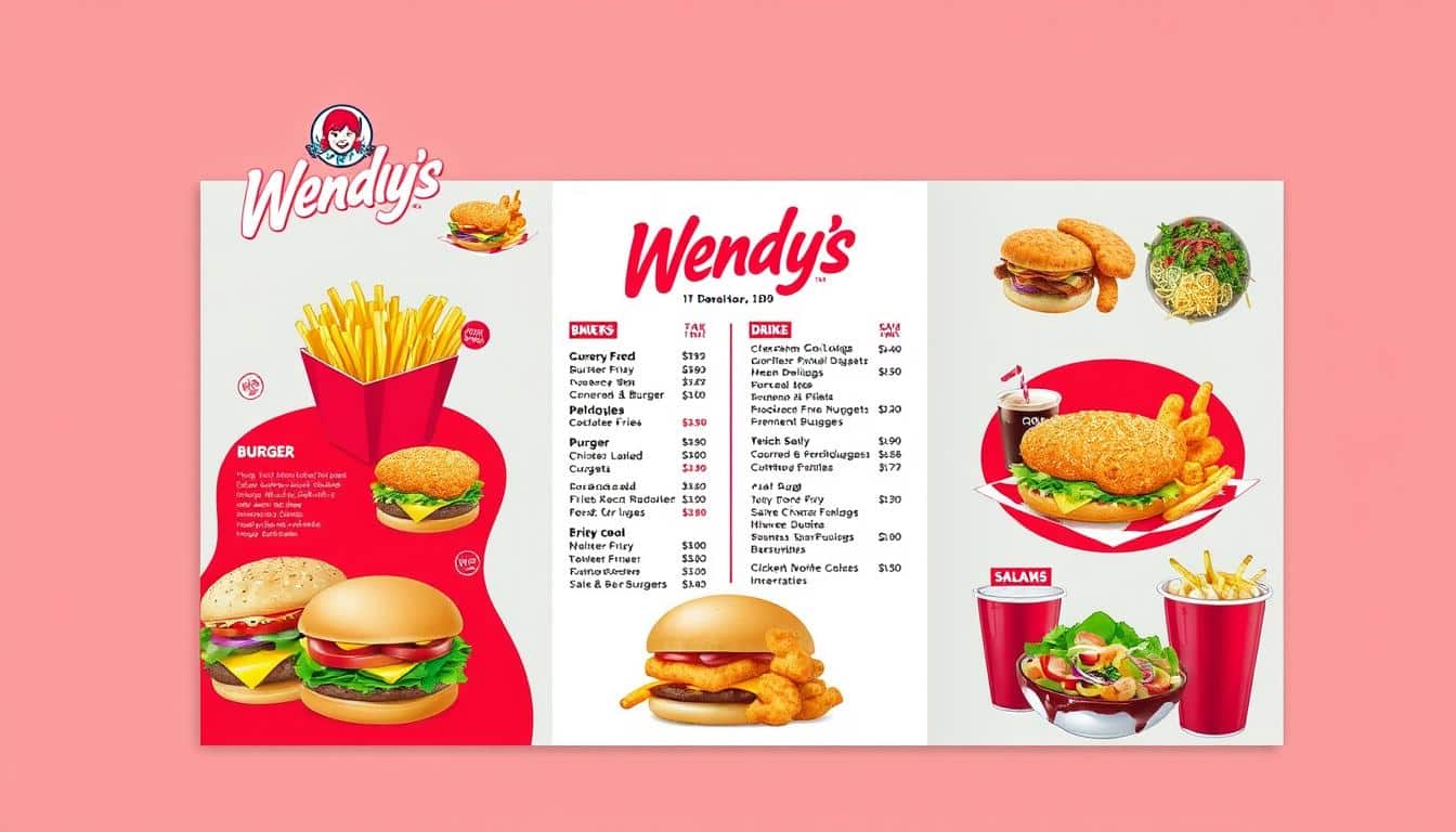 Takeout Wendy's Menu With Prices