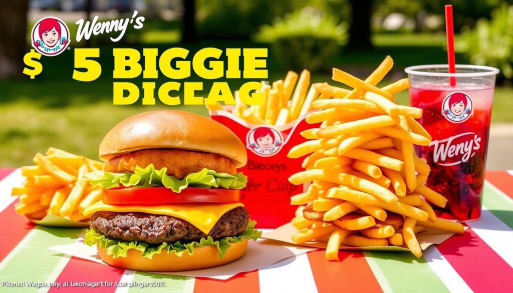 Wendy's  Biggie Bag complete meals at Wendy's on a budget