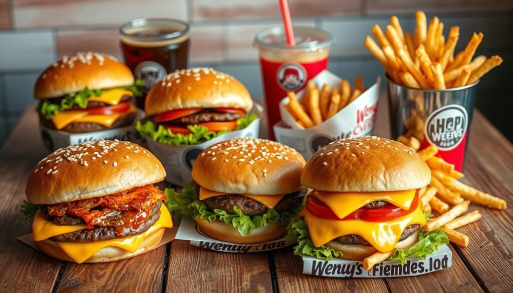 Wendy's Burger Menu With Prices