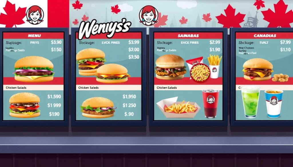 Wendy's Canada Menu With Prices