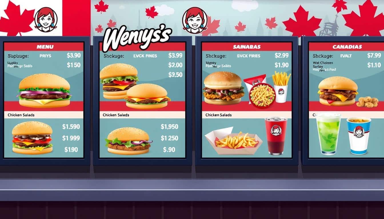 Wendy's Canada Menu With Prices