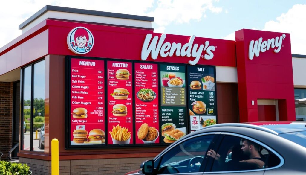 Wendy's Drive Thru Menu With Prices