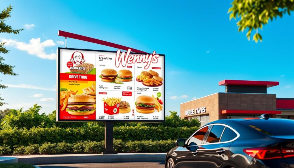 Wendy's Drive Thru Menu With Prices