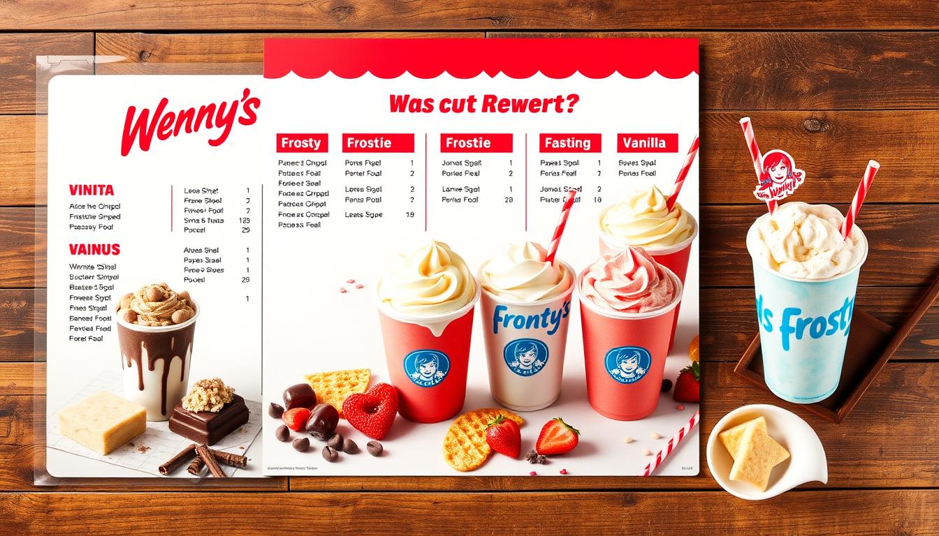 Wendy's Frosty Price Menu With Prices