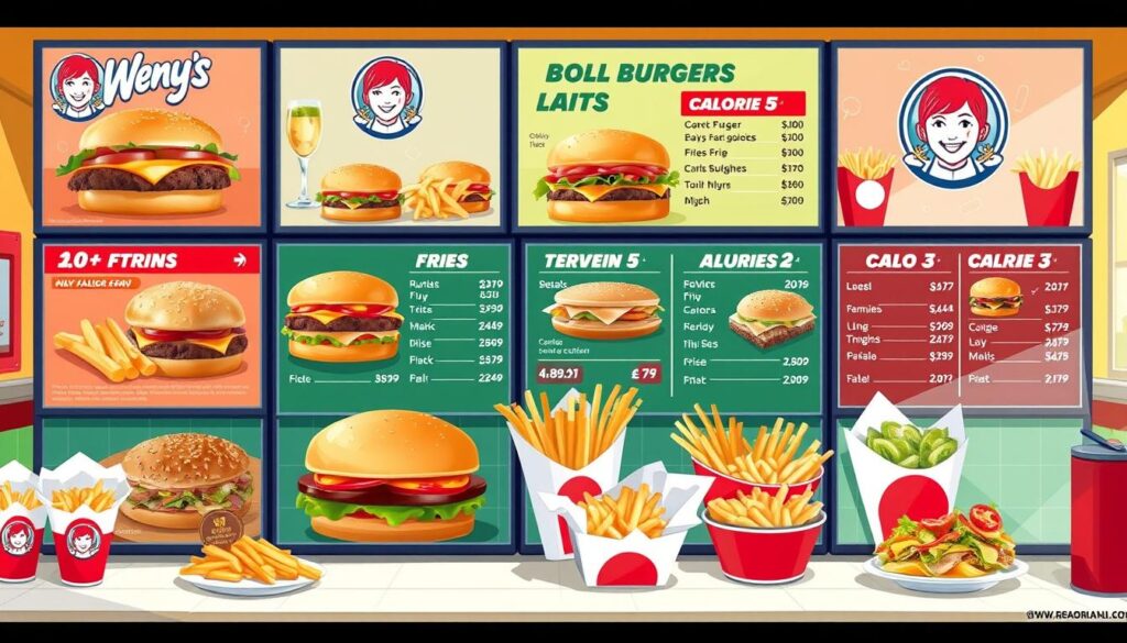 Wendy's Menu Calories With Prices