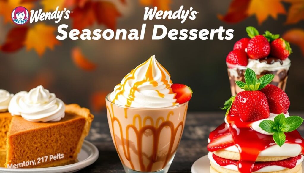 Wendy's seasonal desserts