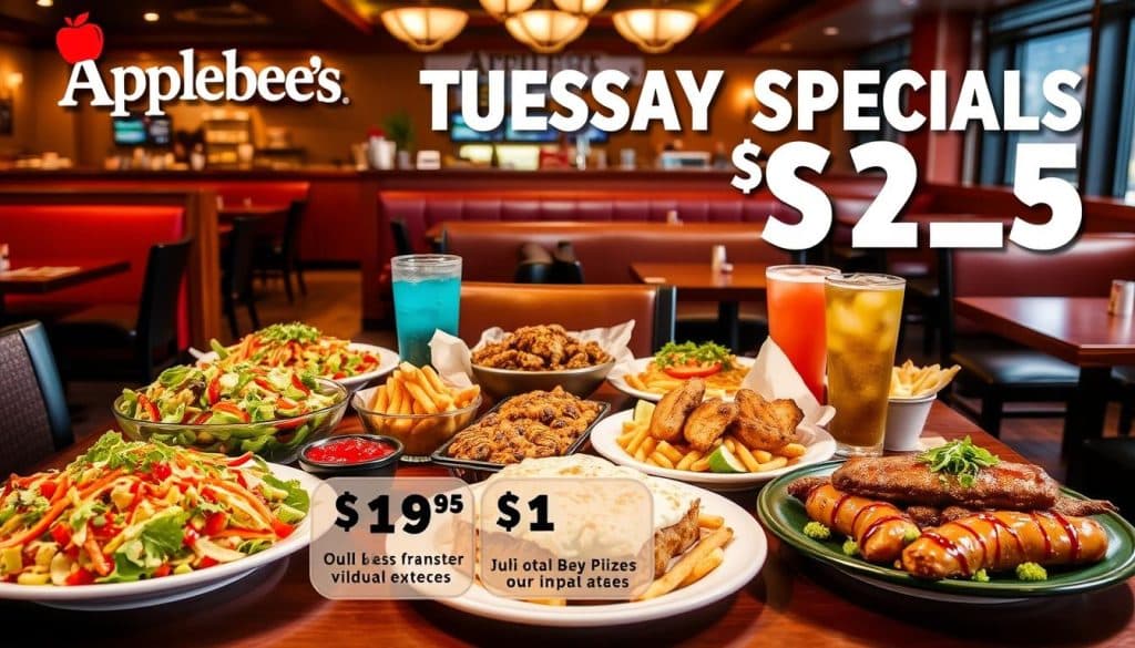 Applebee's Tuesday Special Menu With Prices