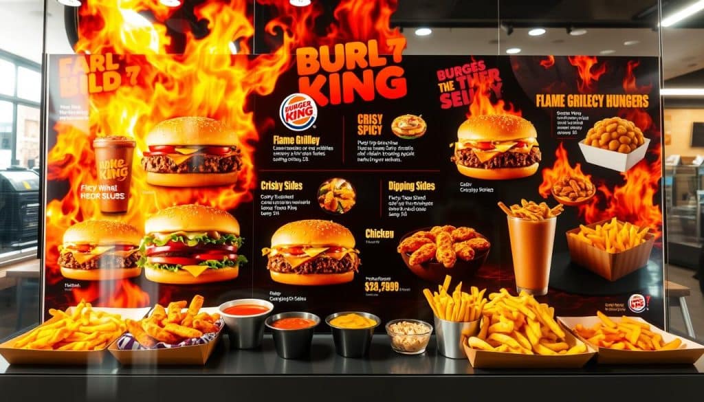 Burger King Fiery Menu With Prices