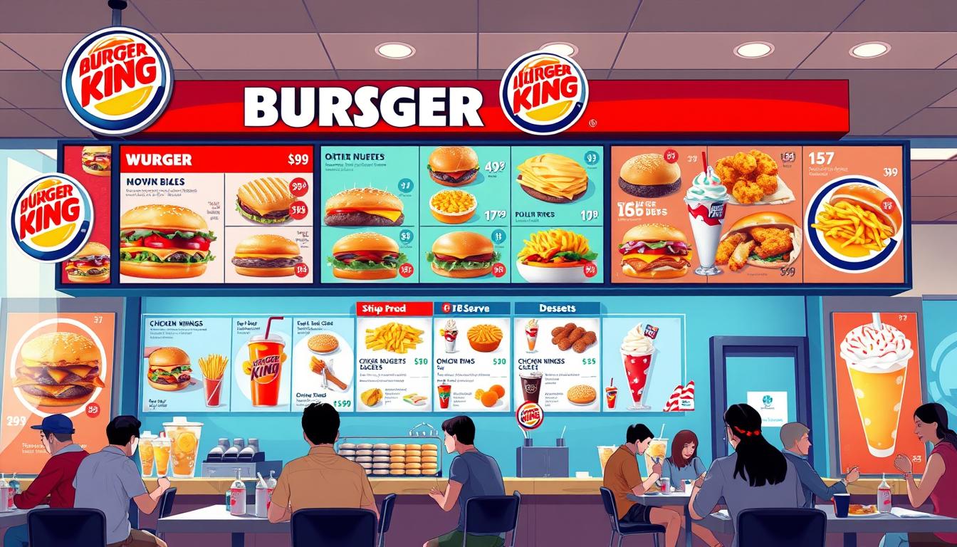 Burger King Full Menu With Prices