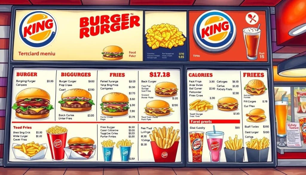 Burger King Menu With Calories And Prices