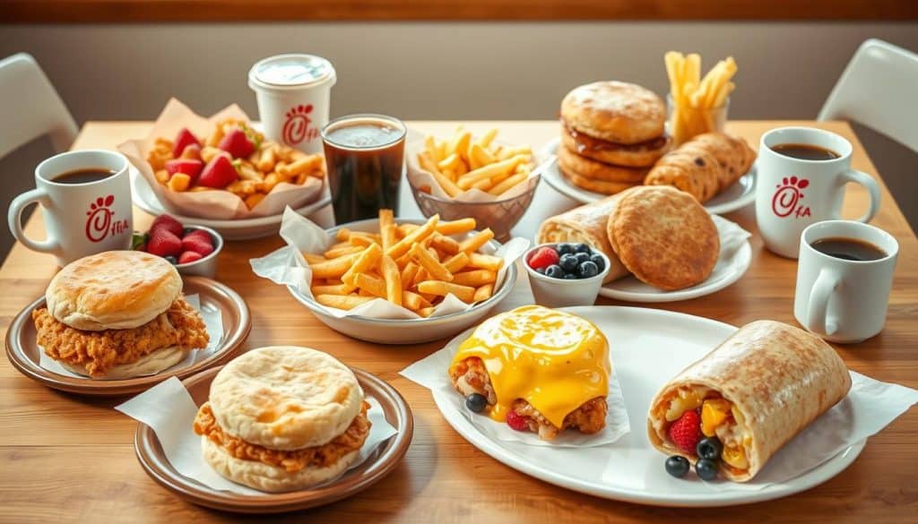 Chick Fil a breakfast menu with prices