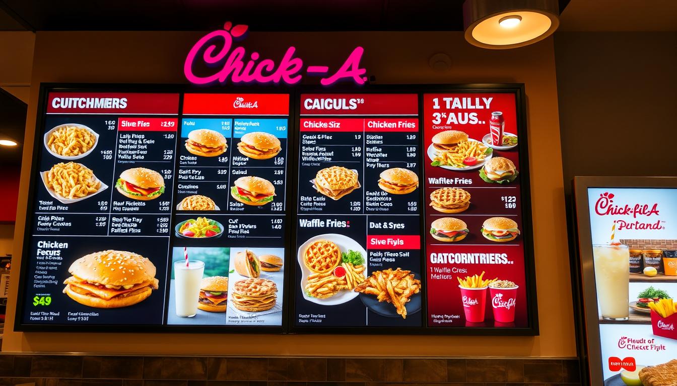 Chick-Fil-a canada menu with prices