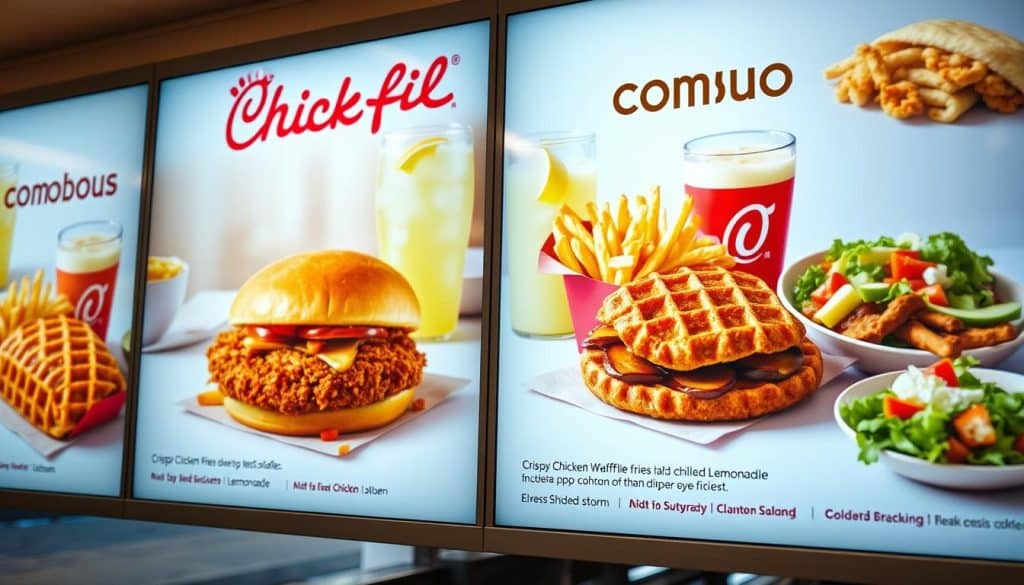 Chick-Fil-a menu combos with prices