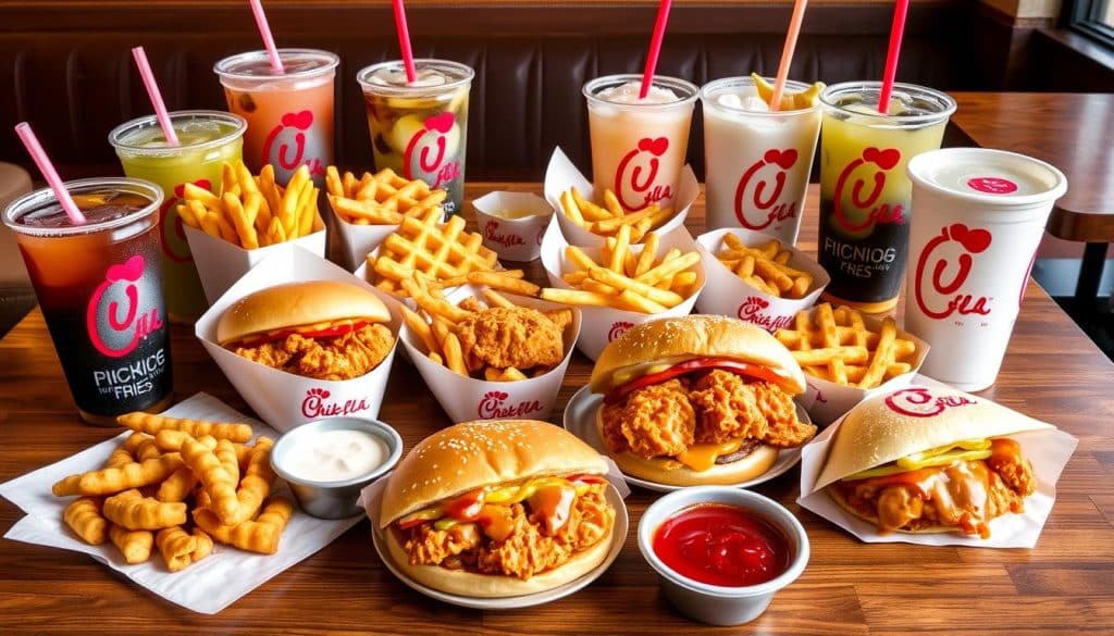 Chick Fil a menu combos with prices