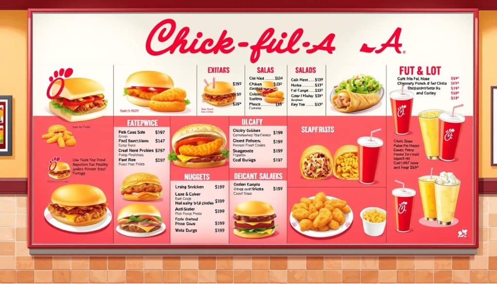 Chick-Fil-a tulsa menu with prices