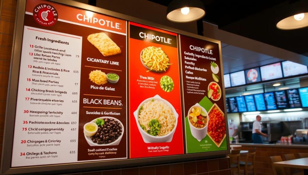 Chipotle Mexican Grill Moses Lake Menu