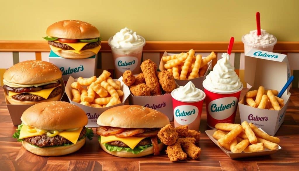 Culver's Takeout Menu