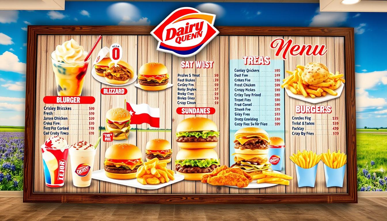 Dairy Queen Menu With Prices Texas