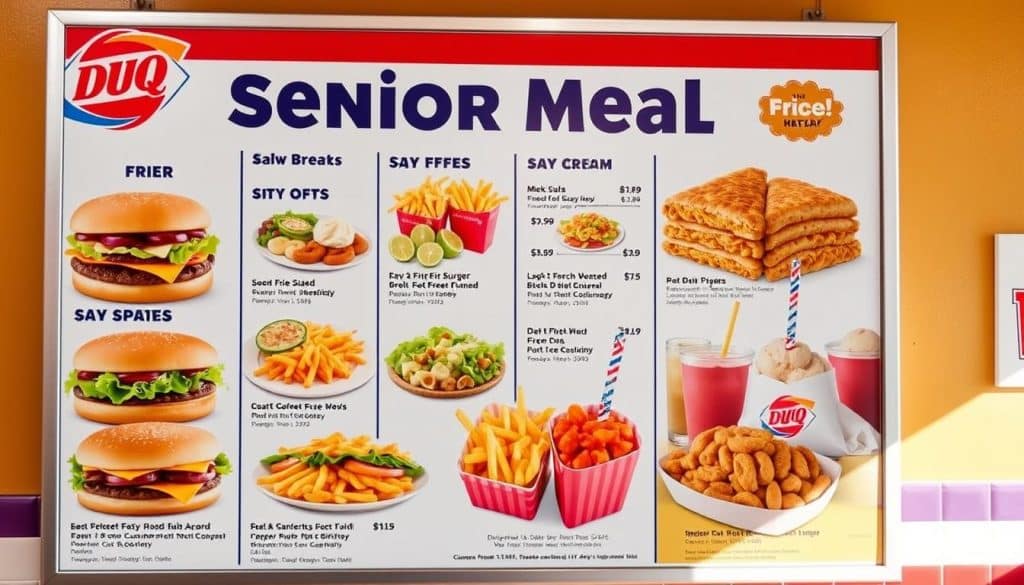 Dairy Queen Senior Menu With Prices