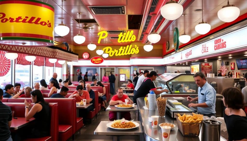 Dine-In Portillo's Menu With Prices