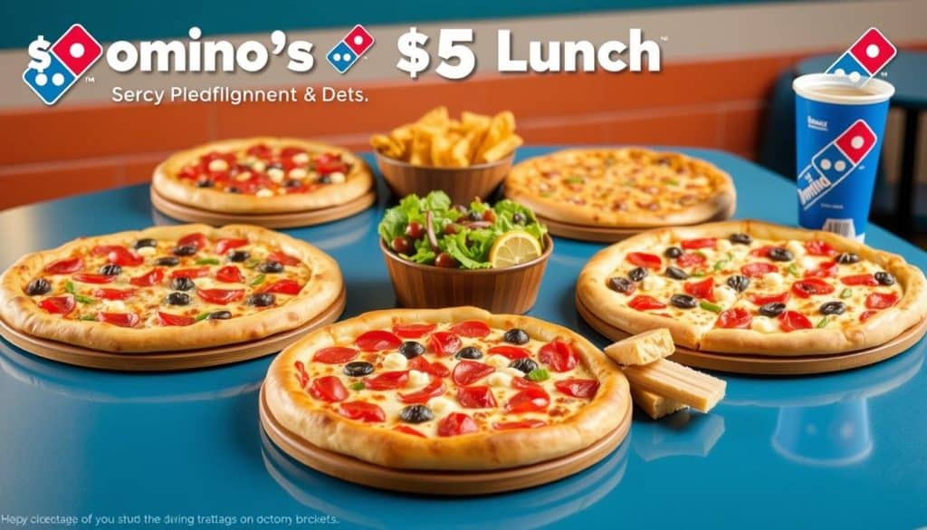 Domino's  Lunch Menu With Prices