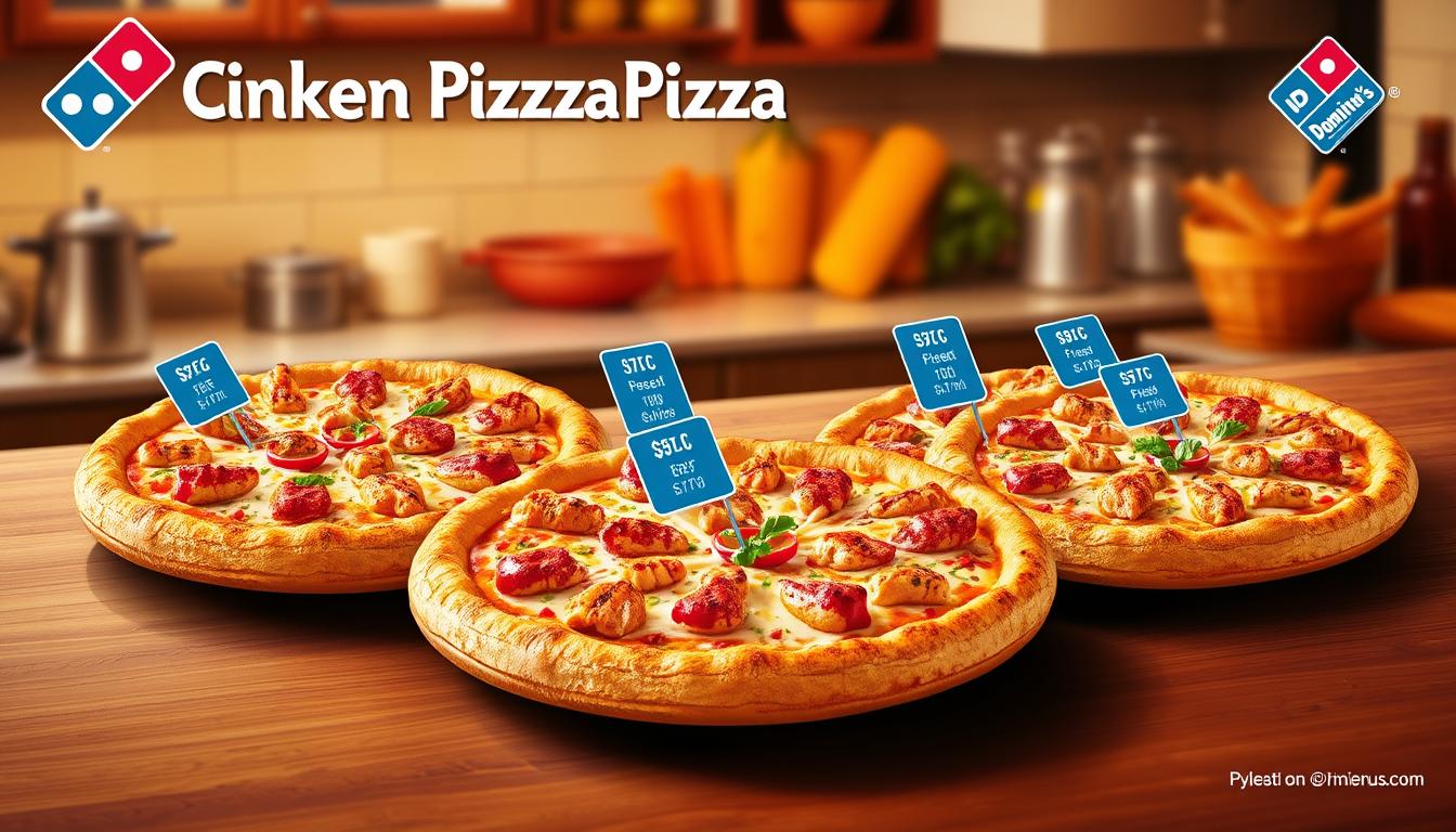 Domino's Chicken Pizza Menu With Prices