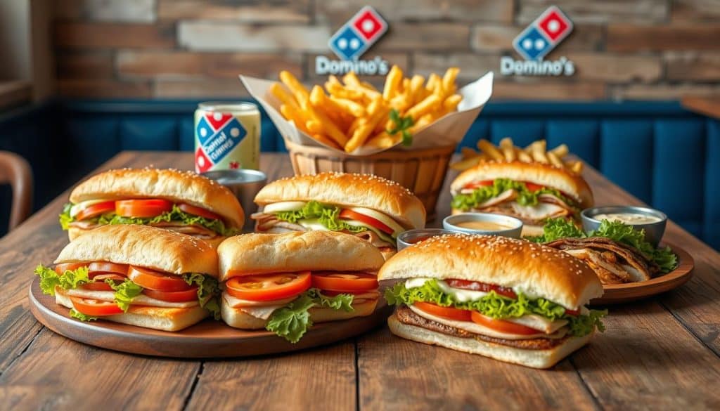 Domino's Sandwiches Menu With Prices