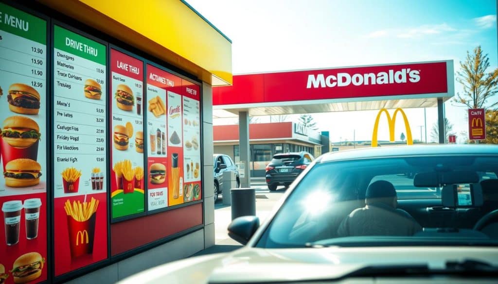 McDonald's Drive Thru Menu With Prices