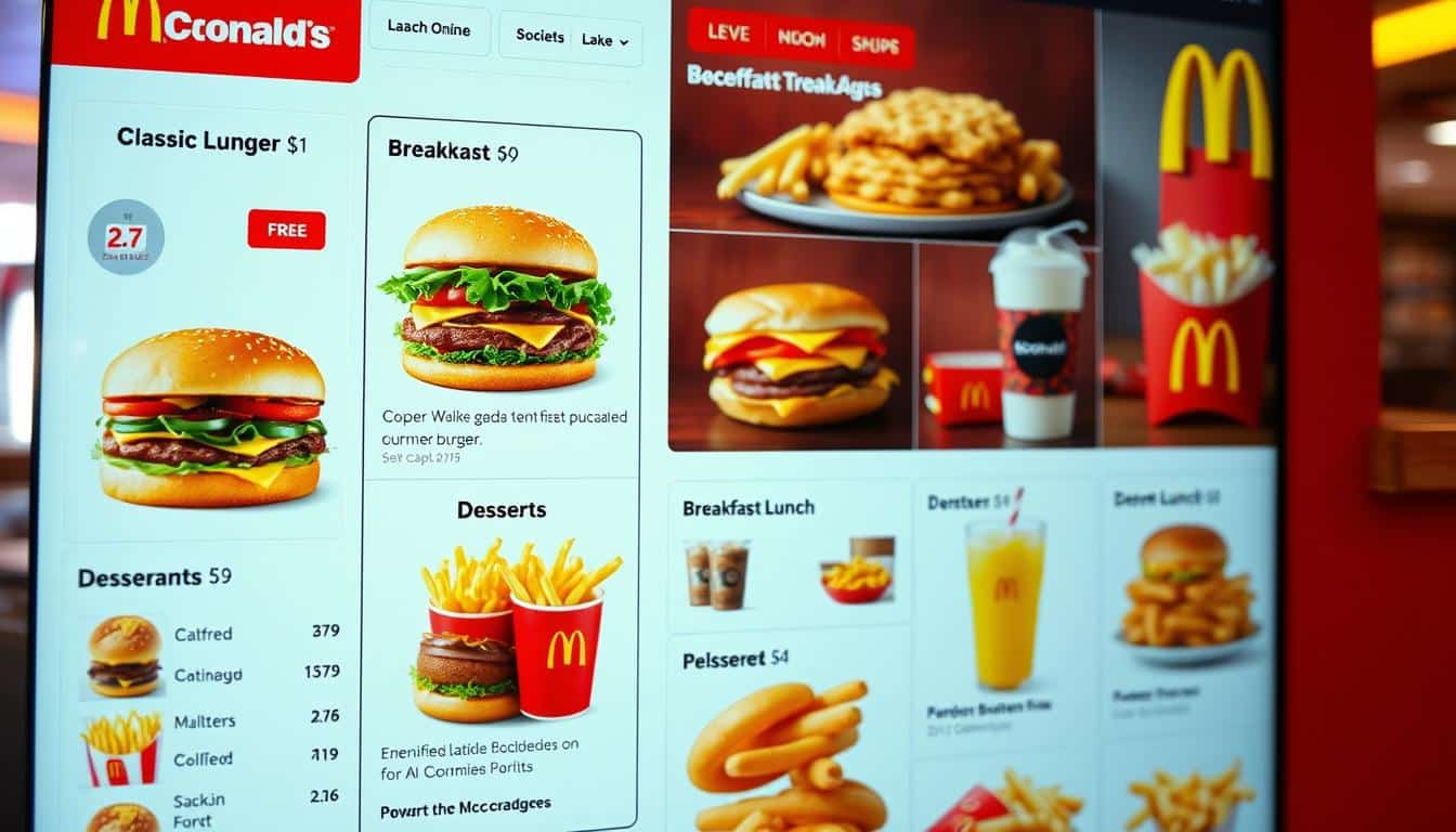 McDonald's Online Menu With Prices