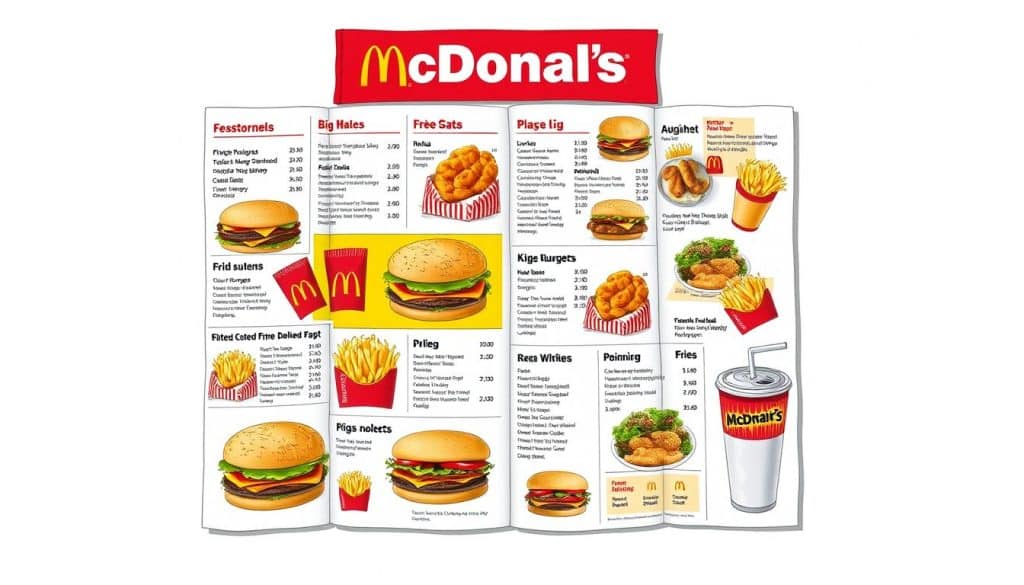 McDonald's Printable Menu With Prices