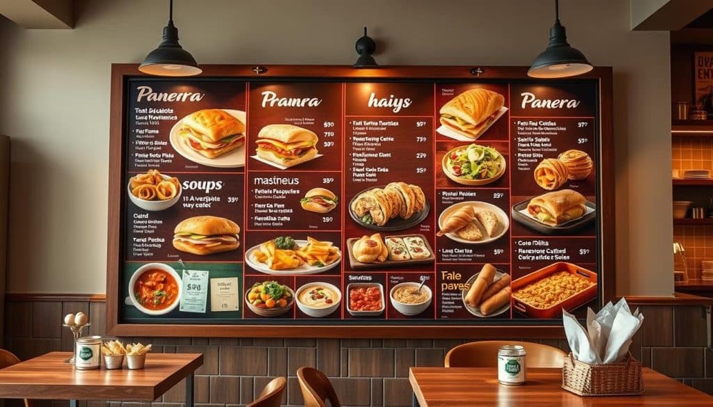 Panera Bread Menu With Prices And Calories