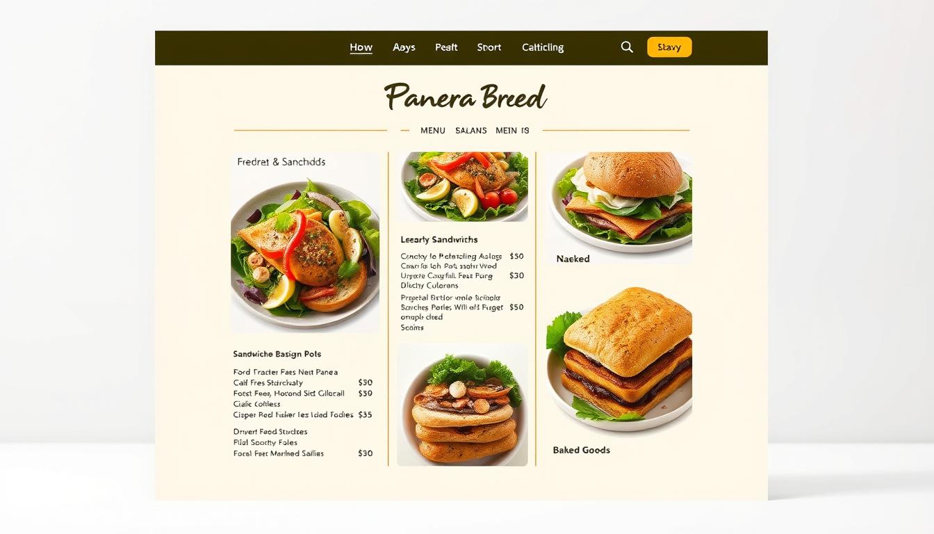 Panera Bread Printable Menu With Prices