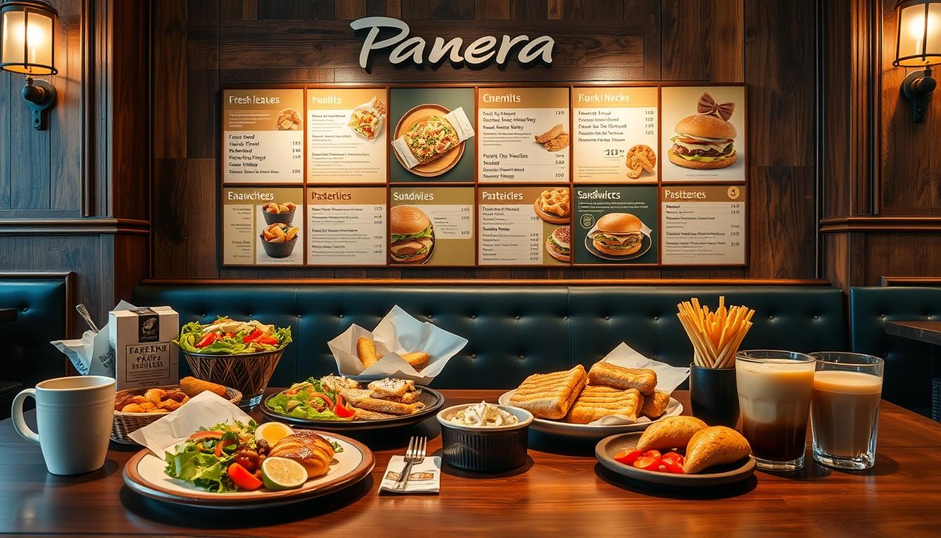 Panera Bread Restaurant Menu With Prices