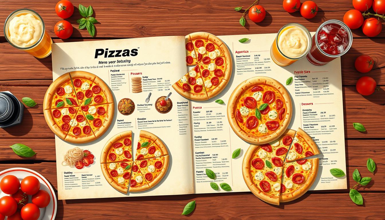 Pizza Hut Menu Card With Prices