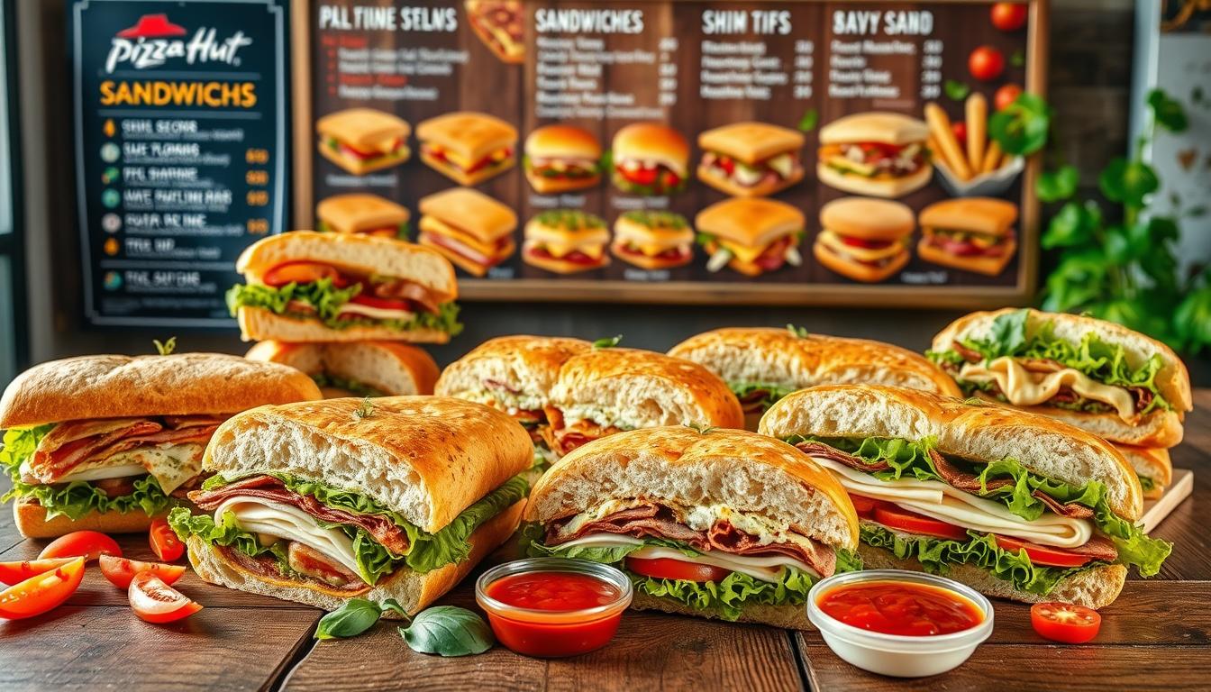 Pizza Hut Sandwiches Menu With Prices