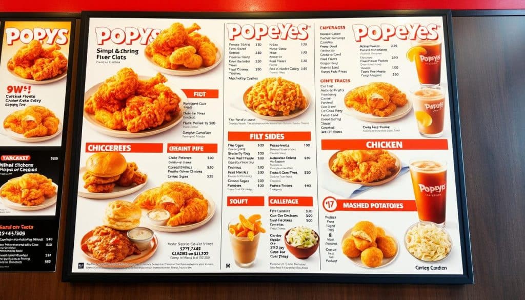 Popeyes Canada Menu With Prices