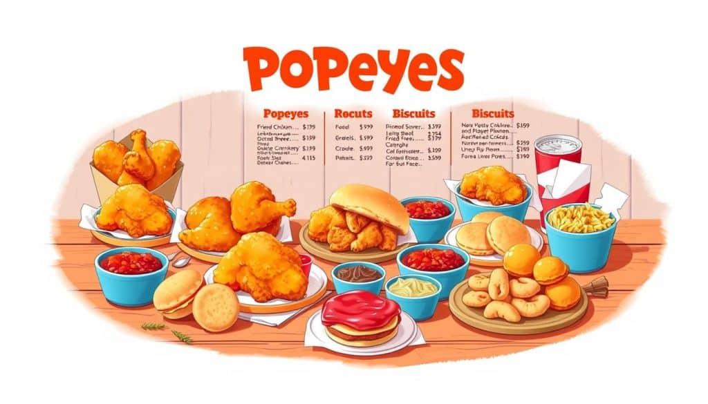 Popeyes Full Menu With Prices