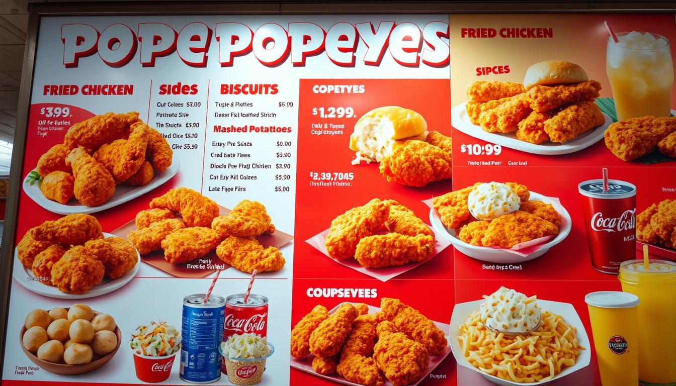 Popeyes Hagerstown MD Menu With Prices