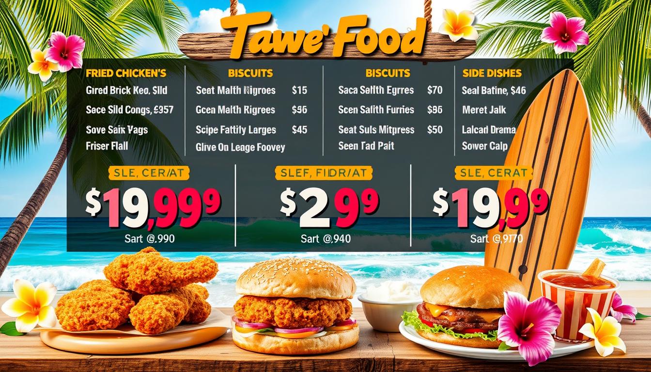 Popeyes Hawaii Menu With Prices