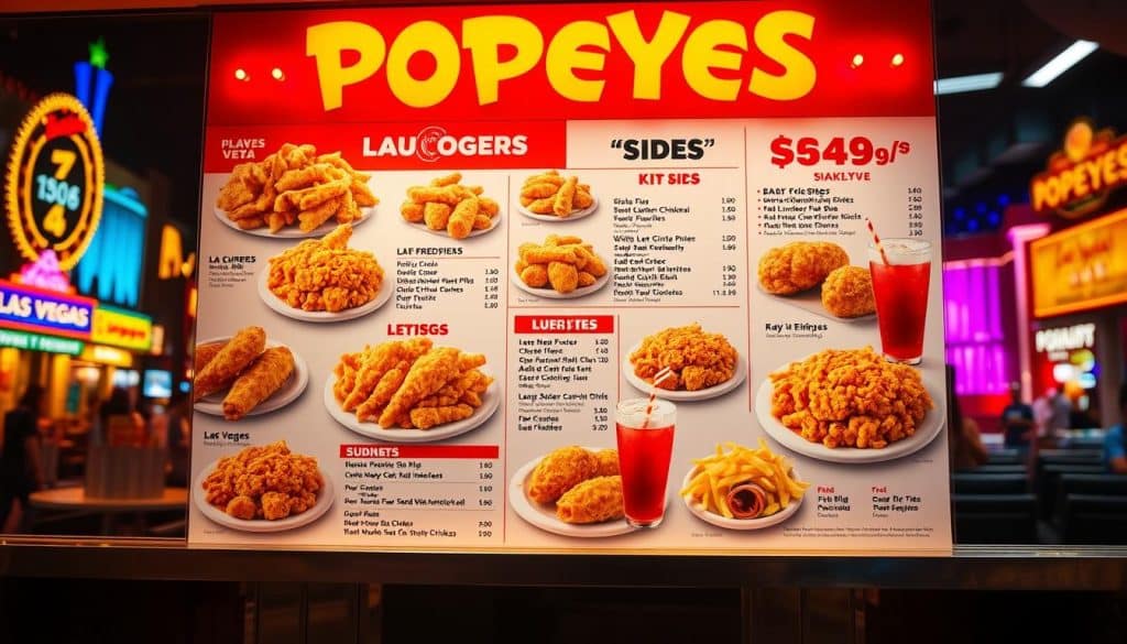 Popeyes Las Vegas Menu With Prices